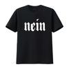 Nein German Men Saying No Funny Germany Deutschland Vintage T Shirt vintage Washed Casual homme Unisex Breathable streetwear