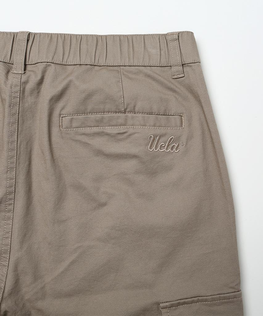 UCLA Men'S Cotton Cargo Semi-Wide Pants [Beige](Uz9Lp11_25)
