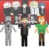 Minecraft Детский Прочный Полиэстер Костюм Алекса Косплей Игровой Сценический Костюм Для Хэллоуина Рождества Реквизит