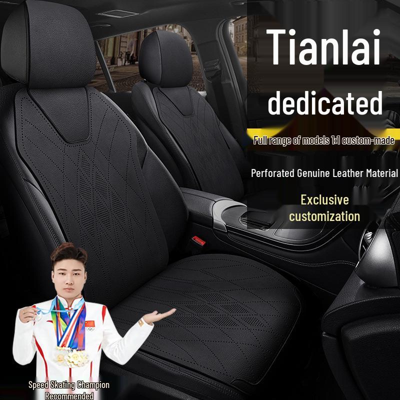 Чехлы на сиденья из кожи Geely Binyue (ручная и DCT коробки передач) Super Energy