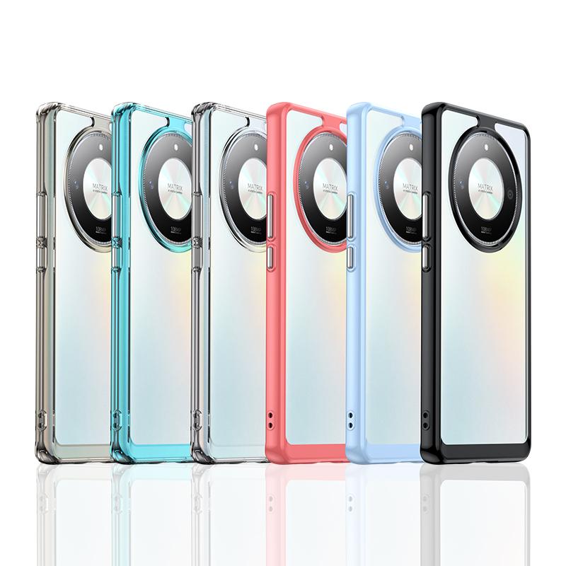 Чехол-крышка для Honor Magic 6 Lite Чехлы для Honor Magic 6 Lite Ударопрочный Прозрачный Цветной Прозрачный Fundas Huawei Honor Magic 6 Lite