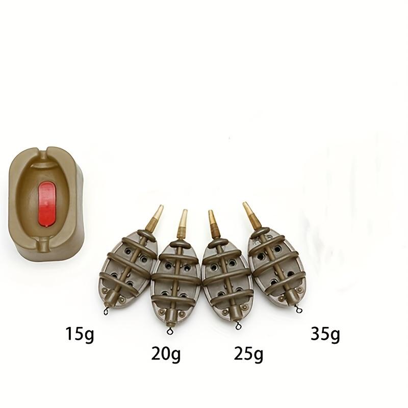 Эффективный набор форм для карповой фидерной ловли - Легкий метод инлайн, Идеально подходит для поимки большего количества рыбы