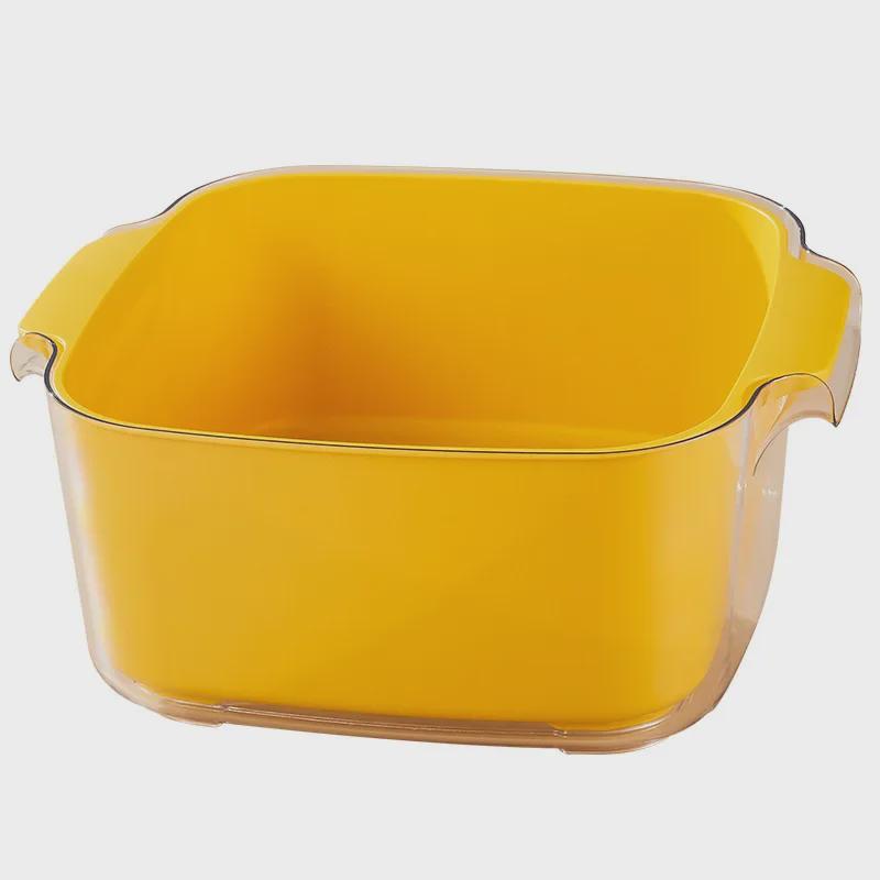 Двухслойная раковина для мытья овощей и сливная корзина - Пластиковая тарелка для фруктов и фильтр для мойки для кухни