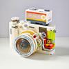 Compatible Retro Camera LEGO Model: Mechanical Assembling Toy & Handmade Ornament for Kids