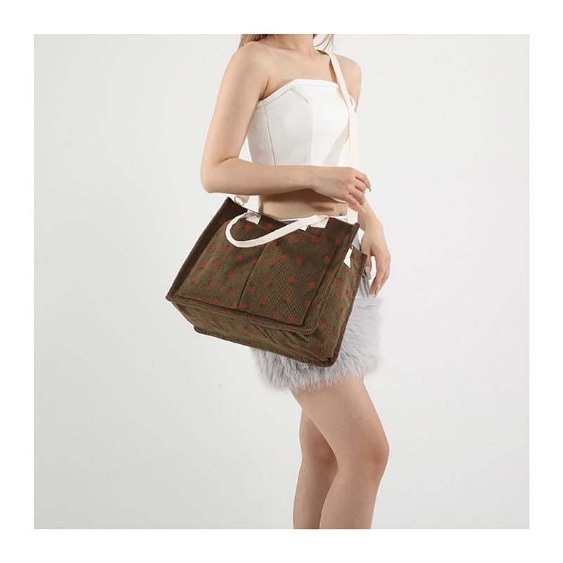 Simple Casual Personality Fashion Single Shoulder Tote Shopping Bag Tote Bag Summer Student Cloth Bag