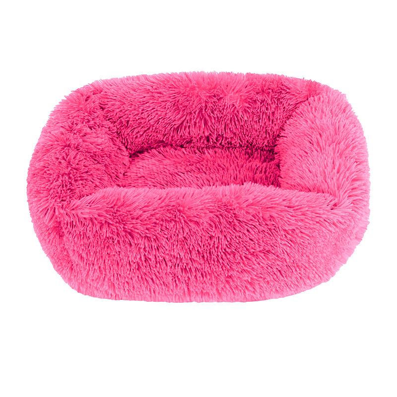 Кровать для домашних животных для собак Мягкий диван Пушистые аксессуары Корзина Корзины Большие Маленькие Большие Подушки Домашние животные Собаки Щенки Будка Подстилка Кровати Кошки