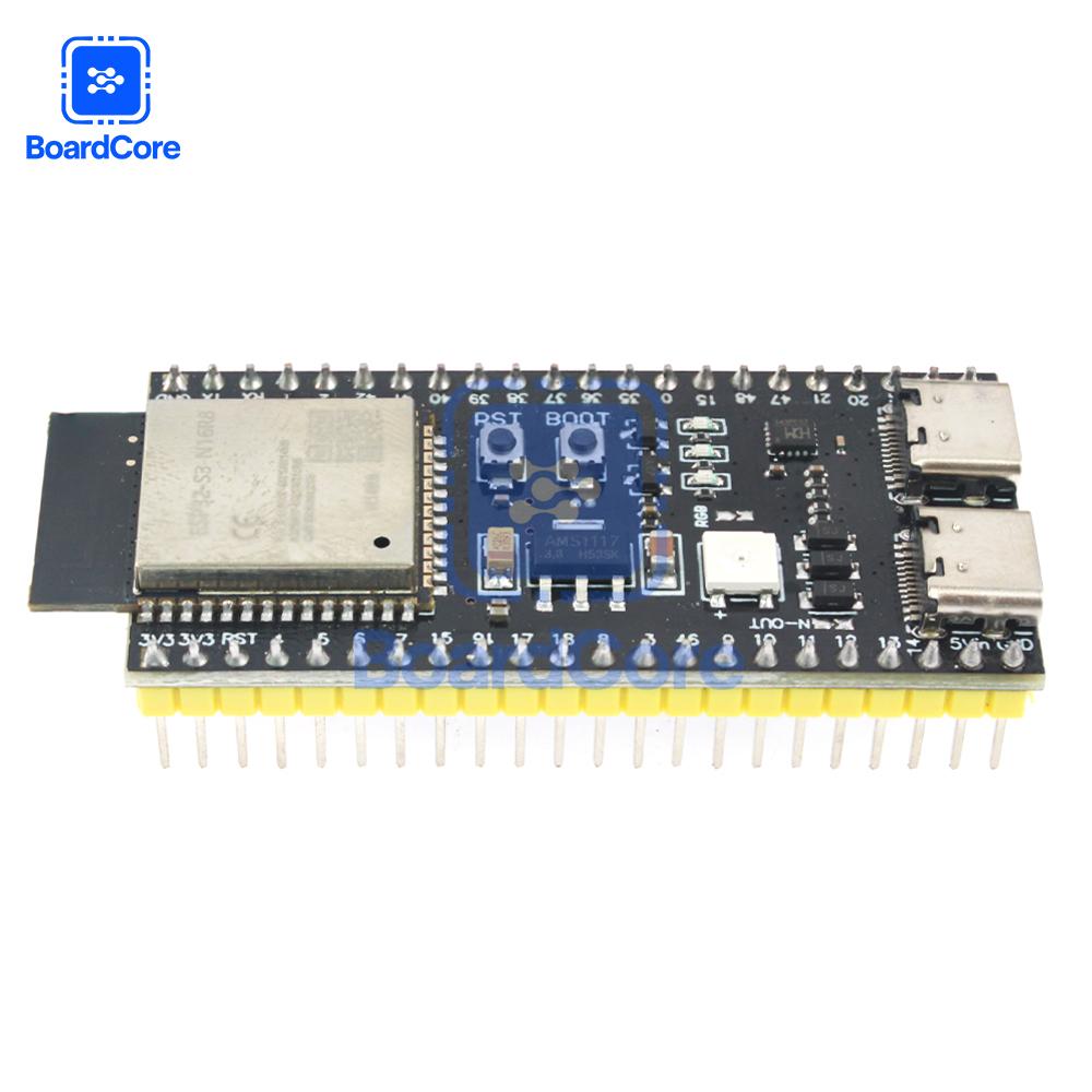 1 шт. Плата разработки ESP32-S3 2,4 ГГц Wi-Fi Модуль DevKitC-1 N16R8 Type-C 8 МБ PSRAM ESP32 S3 для Arduino