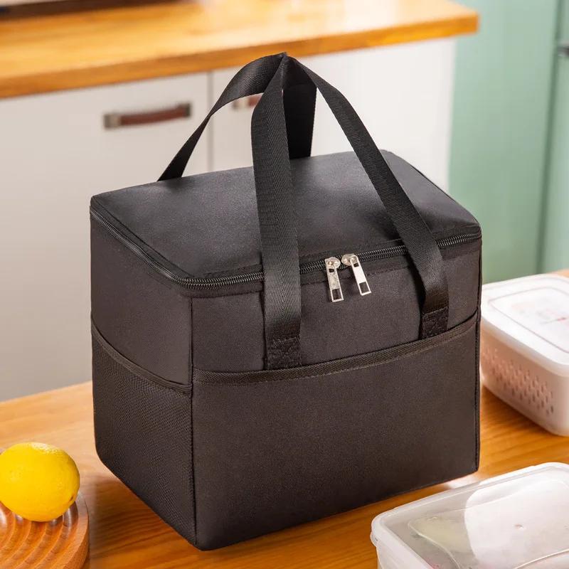Waterproof Portable Lunch Bag Cationic Large Thermal Insulation Bag Ice Bag Thickened Large-capacity Lunch Box Bag Picnic Bag