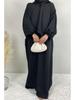 XG2057 Women's Hooded Hijab Long Kaftan Dress - Malaysia, Middle East, Dubai, Turkey