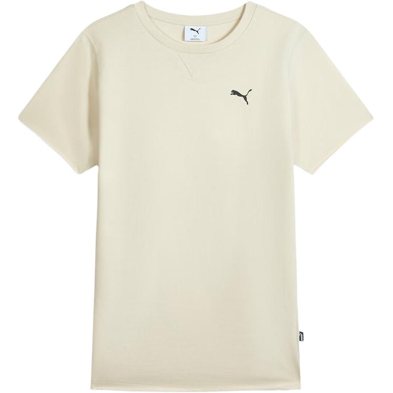 Puma MODERN BASICS Детская футболка из махровой ткани Мужская Кремовый 692892-87
