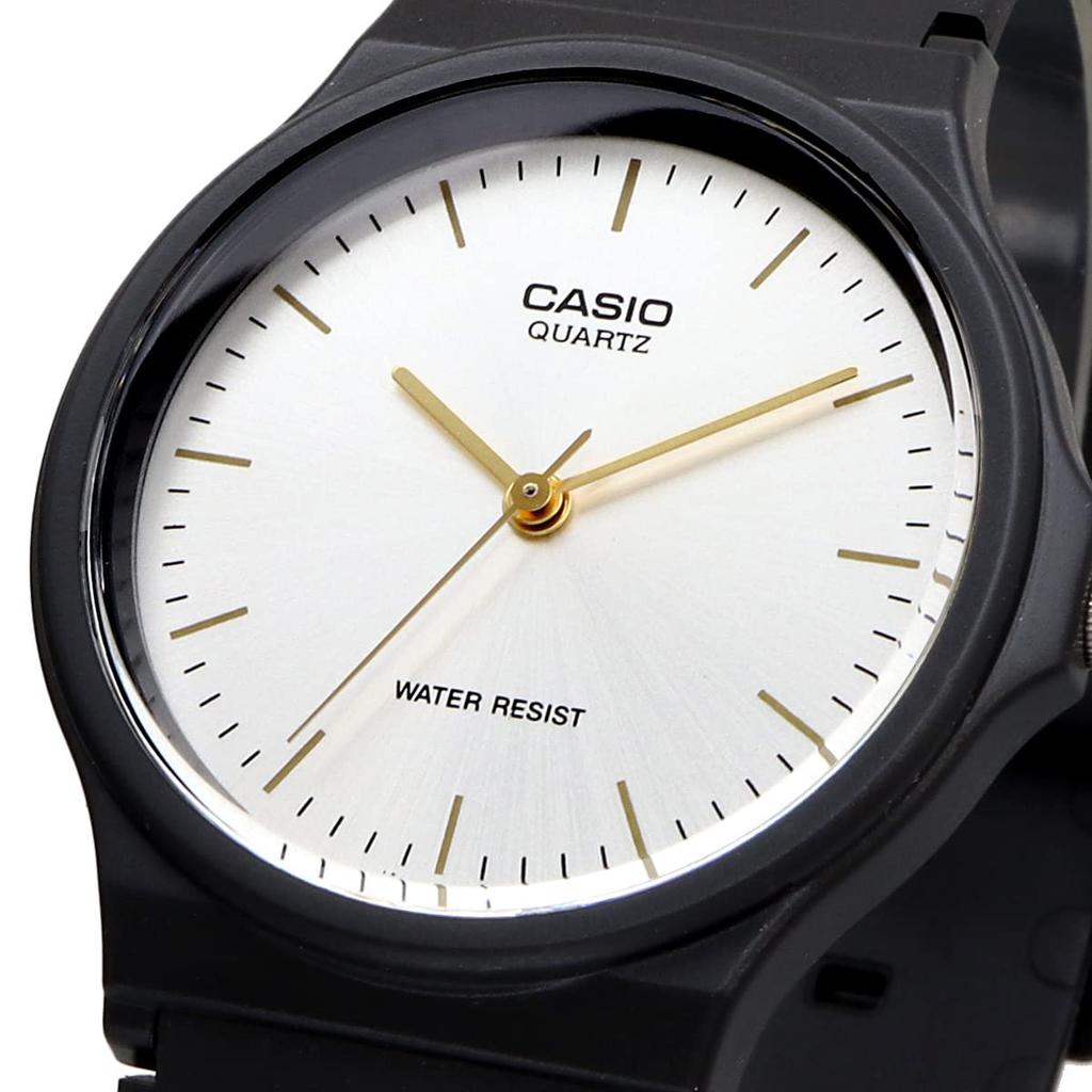 Casio Аналоговые часы MQ-24-7E2L с уретановым ремешком, унисекс, серебристые, импортные