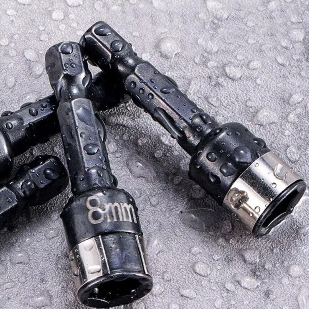 8pcs 8 Pieces Hex Shank Socket 8mm Size Socket Adapter Accessories Nut Screwdriver Home Maintenance