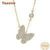 Tancise S925 Sterling Silver Luxury Personality Pendant Necklace Women's Classic Tide Necklace