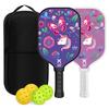 Kids Pickleball Paddle Set Carbon Fiber Glass Training Rackets KIDO