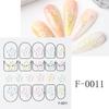 Manicure Decor Sliders Relief Engraved 5D Embossed Flower Cherry Nail Stickers Nail Art Sticker Decal