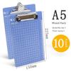 Approval Book Clip Multifunctional A5 Flat Board Nail Menu Plastic Writing Board Plate Holder Stationery Office Supplies Vertical Book for Students
