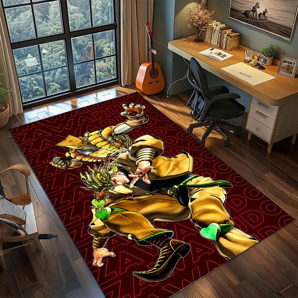 JOJO Bedroom Living Room Home Decor Carpet Cool Movie Mat Play Floor Mat Cartoon Print Pattern Rug