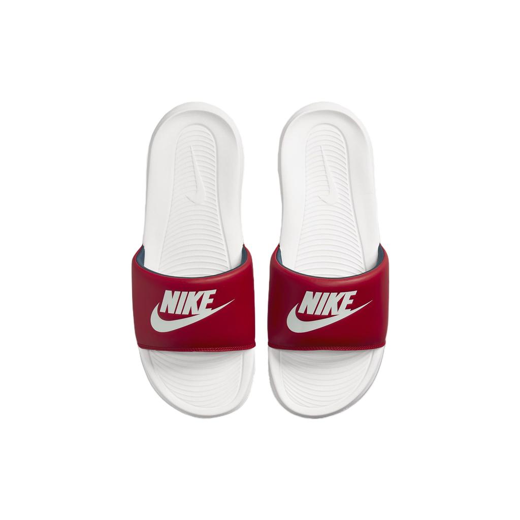 Nike Victori One Slide Gym Red White Men Sneakers Obsidian Summit-White CN9675-601
