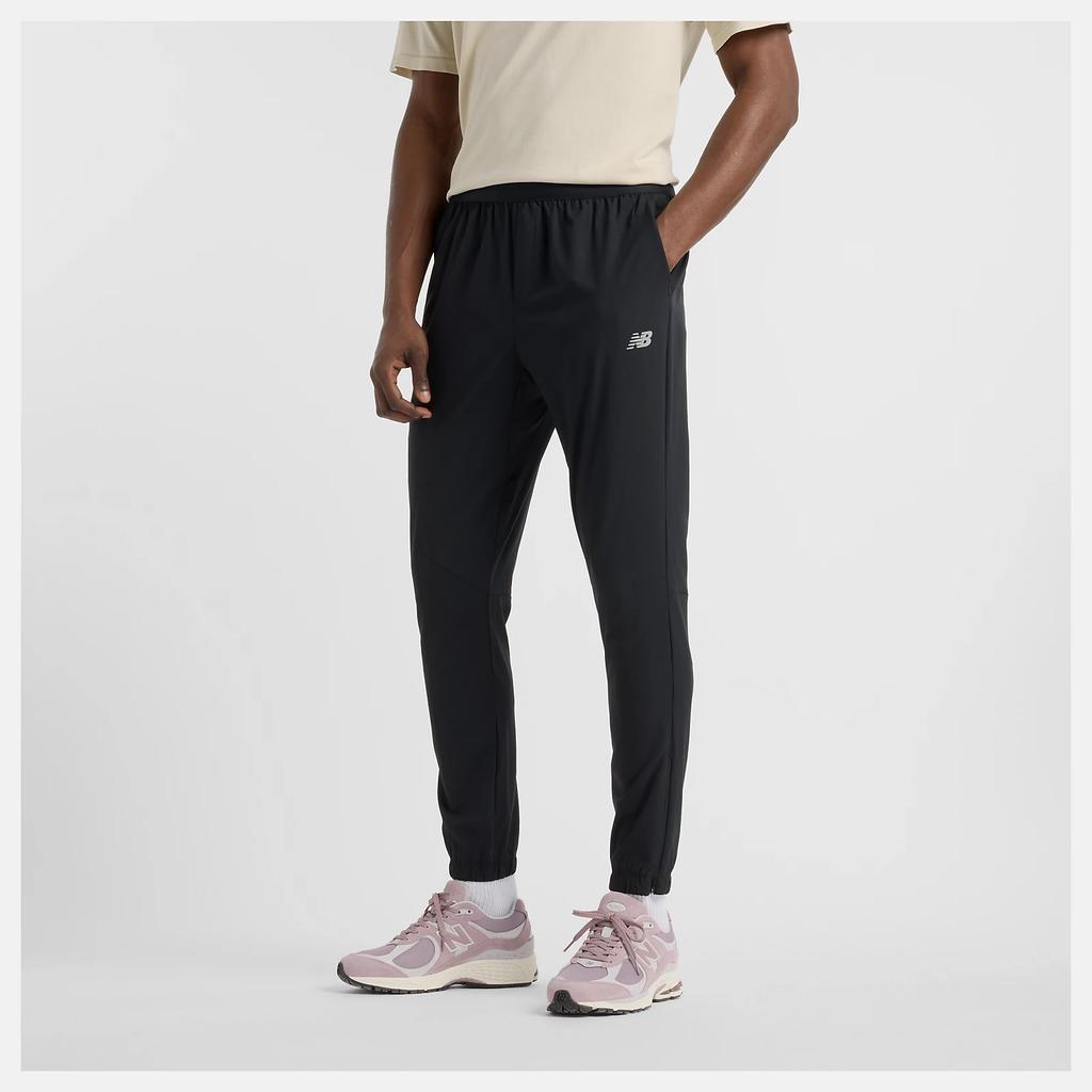 New Balance Спортивные штаны с эластичным поясом MP51065-BK