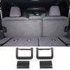 ABS Carbon fiber Second Row Rear Down Seats Button Trim For Honda Pilot 2015-22