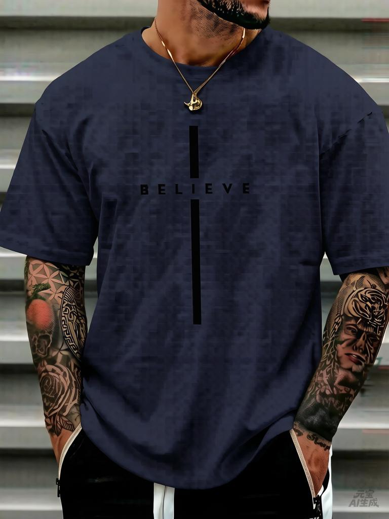 Unisexs Round Necktshirt Comfortable Roundneck Casual Shortsleeve Soft And Breathable Top Unisexs Clothing Summer And Spring