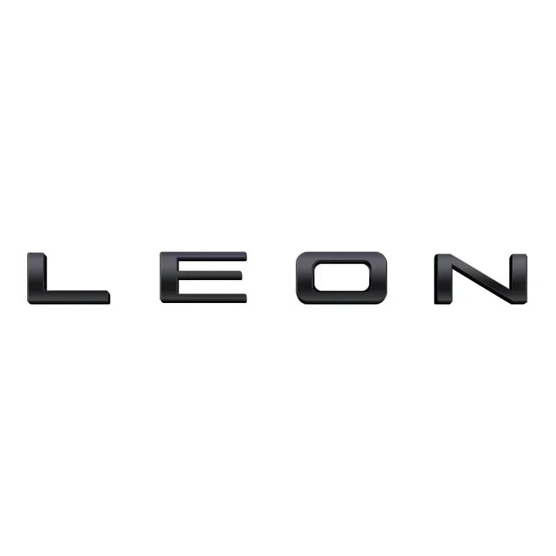 ussh2 1pcs 3D IBIZA Leon logo Letter Emblem Metal Car Badge Decoration Rear Trunk Sticker Accessories For Seat FR Altea vz Decoration