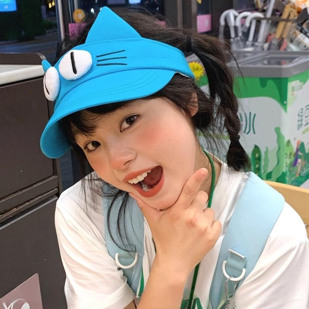 Солнцезащитная шляпа Kitty Hollow из быстросохнущей ткани с кошачьими ушками для кемпинга