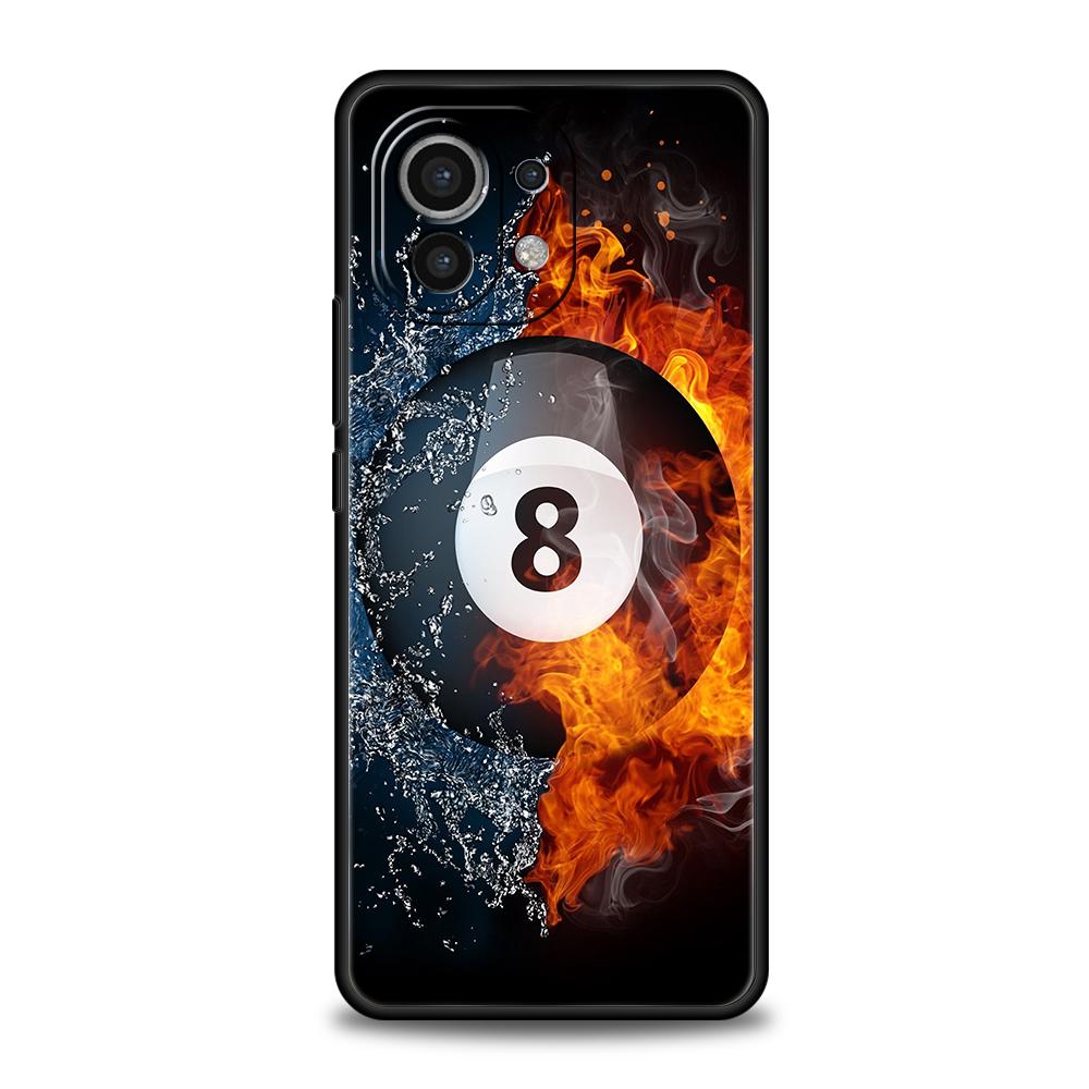 Чехол для телефона для Xiaomi Mi 17 Pro Max 15 14 13 12 11 Ultra 15T 14T 13T 12T Pro Lite Мягкий ТПУ Бильярд Модный бренд Номер