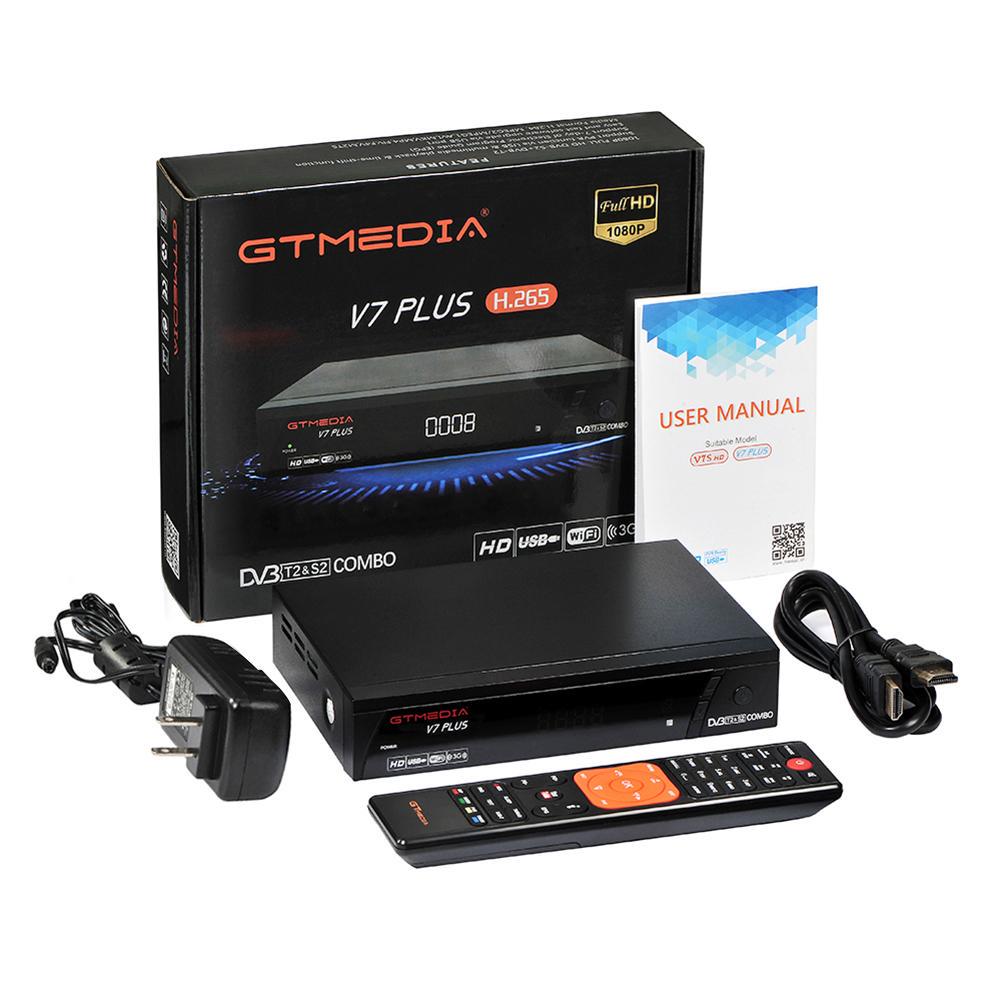GTmedia V7 PLUS Спутниковый ресивер 1080P USB WiFi DVB-S/S2 DVB-T/T2 Камера