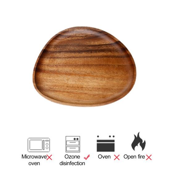 Деревянный поднос, универсальный деревенский деревянный сервировочный поднос, центральная часть стола, тарелка с фруктами для украшения дома, фермерского дома