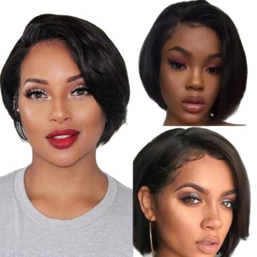 European and American fashion wig women's wig cos high temperature silk, short hair African women Bobo head wig short hair spot