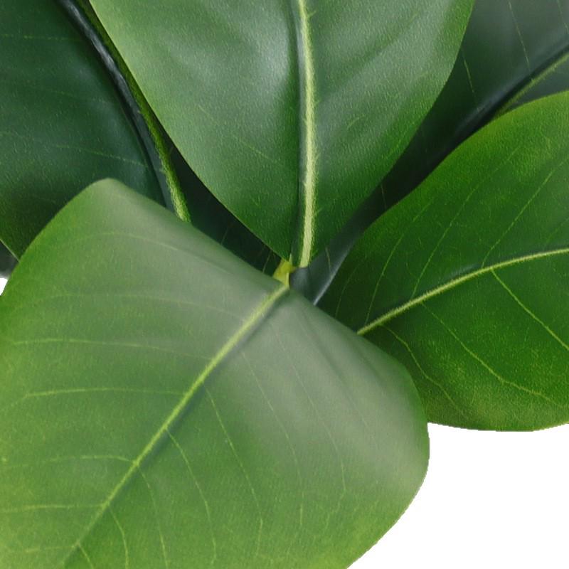 Artificial Magnolia & Rubber Fig Branches - Decorative Green Plant for Indoor Displays