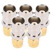 5PCS All Copper Radio Frequency Adapter SMA-BNC RF Adapter SMA Male Plug To BNC Female Jack