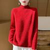 Women Sweater 100% Wool TIDENOVEL Turtleneck Knit Pullover Thick Winter Jumpers Female Knit Tops