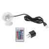 LED Aquarium Light Color Change Round Waterproof Submersible Fish Tank Lamp 1W