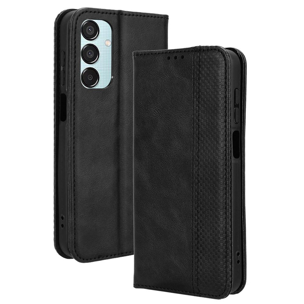 Чехол для Samsung Galaxy F15 5G/M15 5G Винтажный чехол-книжка из искусственной кожи с отделениями для наличных/карт