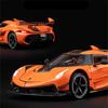 1/24 Koenigsegg Jesko Attack Alloy Sports Car Model Diecast Metal Racing Car Model Simulation Sound and Light Children Toy Gift