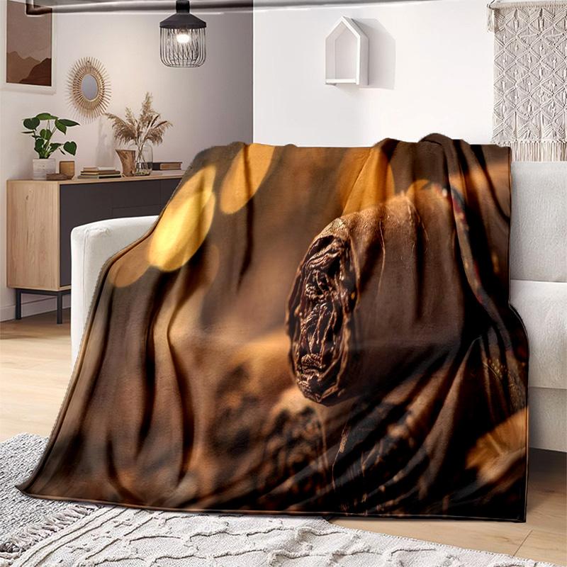 Coffee Bean Cigar Blanket Soft Comfortable All Seasons Perfect Sofa Office Naps Trips Birthday Gift Christmas Present