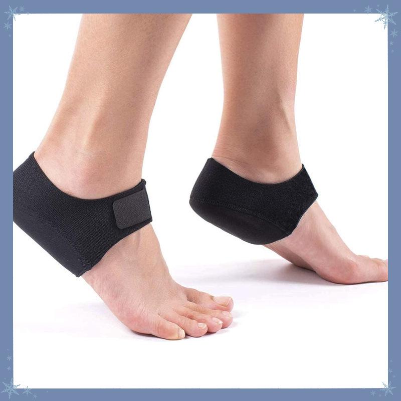 Silicone Heel Protector with Shock Absorption & Anti-Crack Gel Arch Support