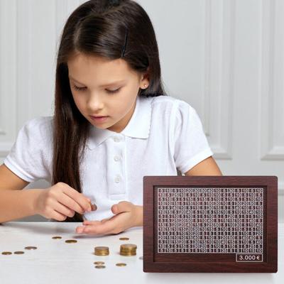 Деревянная копилка со счетчиком 1000/2000/3000/5000/10000 евро копилка для монет и денег контейнер для детей и взрослых