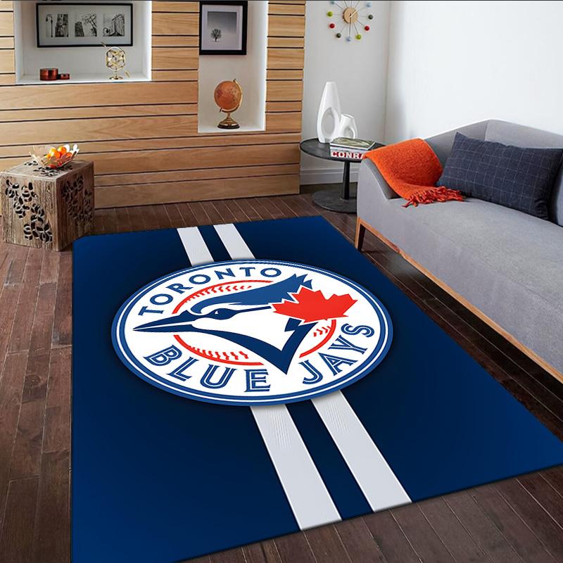 Blue Jays Logo  Carpet, Kitchen Rugs, Yoga Mat, Non-Slip Mats, Rug for Bathroom, Living Room bedroom, Camping Rugs Christmas Gift