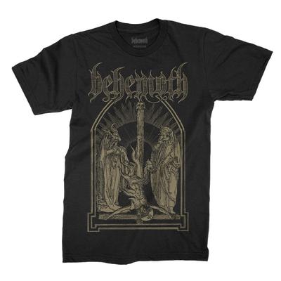 Оригинальная футболка BEHEMOTH с распятием S НОВАЯ