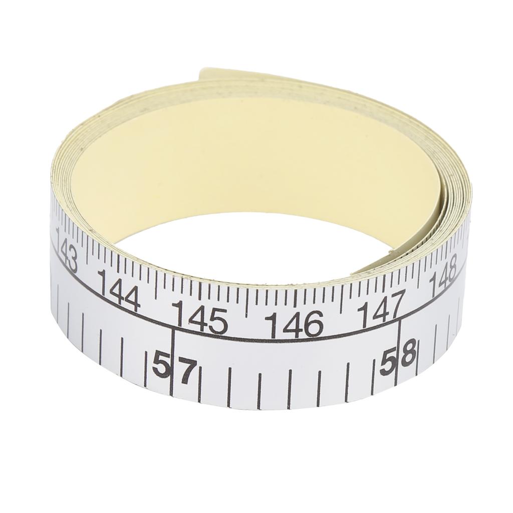 Adhesive Measuring Tape Double Scale Sewing Measuring Flexible Ruler Tailor Soft Tape Measure for