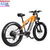 RANDRIDE YX80 2025 Электровелосипед 1500 Вт Пиковая Мощность E-MTB 48В20А Запас Хода 80 км M315-7 Скоростей и Гидравлические Тормоза CST 26x4.0 Покрышки Блокируемая Амортизационная Вилка