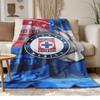 Cruz Azul Soft and comfortable flannel Suitable for sofas living rooms outdoor camping travel and also makes a great anniversary gif