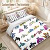 Gorilla Tag cartoon Bedding Set, 1 Duvet Cover & 2 Pillowcases Soft Comfortable Bedroom Home Textile Decor