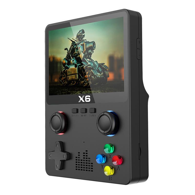 Портативная игровая консоль R36S: Эмулятор HD PSP и GBA с двойным джойстиком для аркадных игр и King of Fighters.