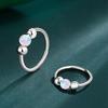 18G Hinged Spiral Nose Hoop for Rook, Conch, Cartilage, Daith, and Tragus Piercings - Stainless Steel Closed Ring
