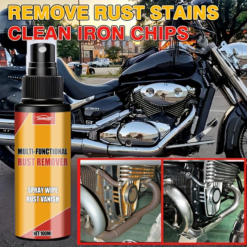 Rust Removal Spray, Dissolves Tire Rust, Protects Wheel Rims and Brake Drums, Suitable for Household Metal Surfaces, Kitchen