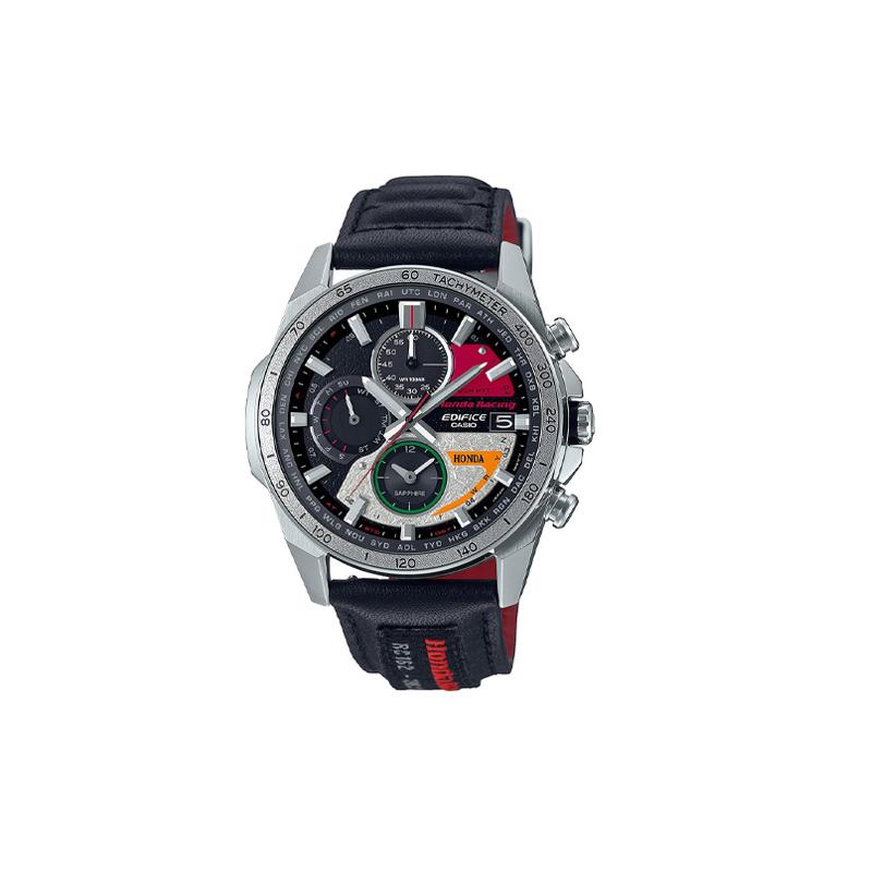 Casio EDIFICE Honda D93 совместная модель commemorative model 60-летия чемпионата MotoGP Мужские кварцевые часы черный циферблат EQW-A2000HR-1AJR